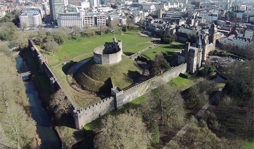 Cardiff Castle in the City Centre