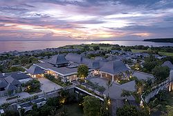 Jumeirah Bali Aerial Shot Entire Hotel