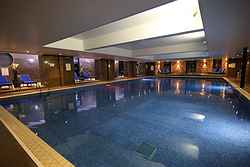 Swimming Pool in Old Thorns Hotel & Resort in Liphook, Hampshire